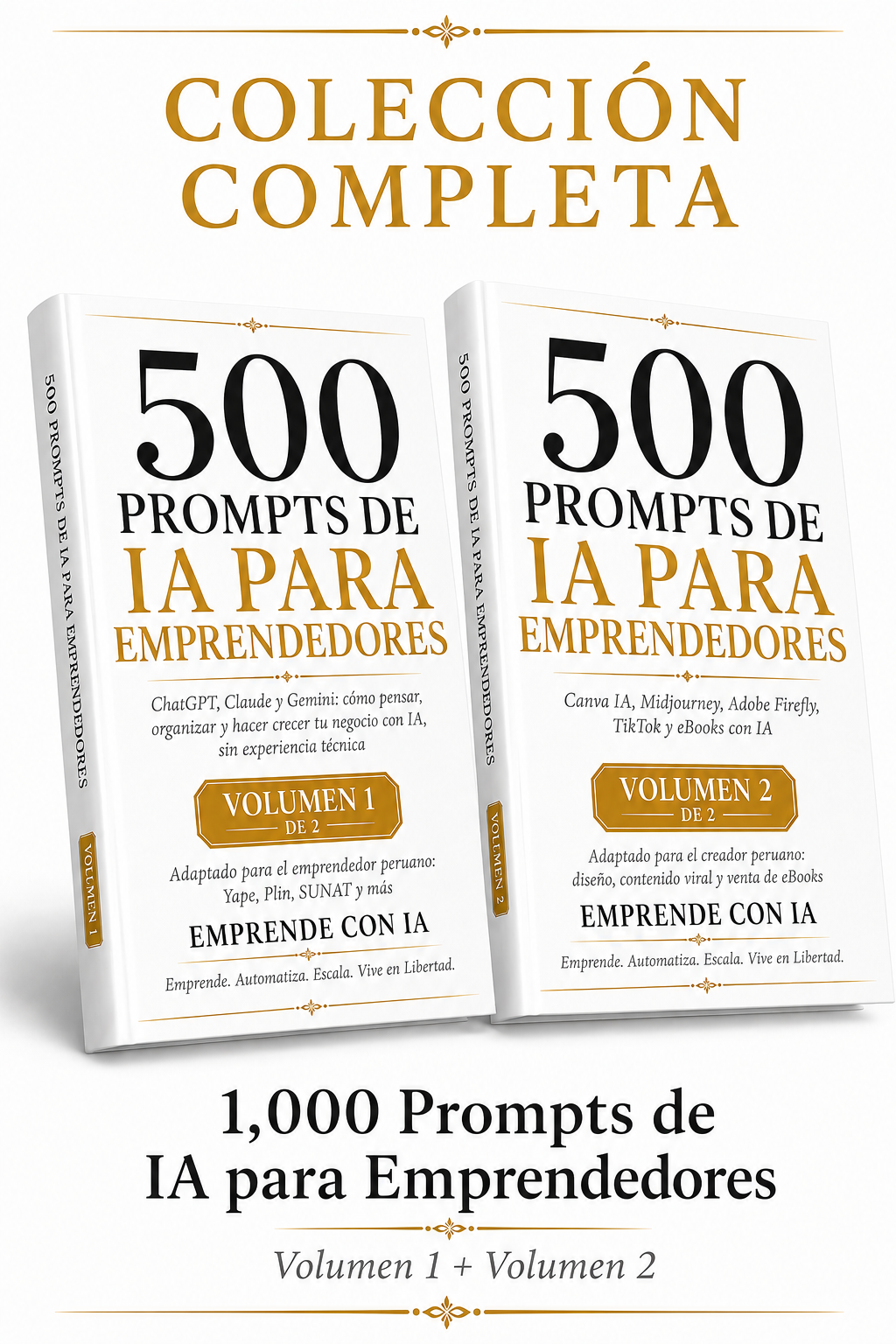500 Prompts de IA para Emprendedores – Colección Completa